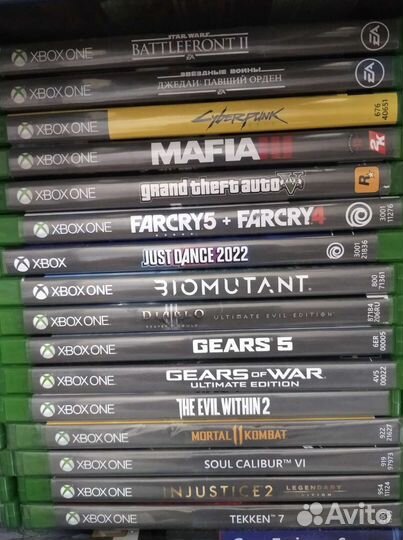 Игры на дисках Xbox One/Series X цены в описании
