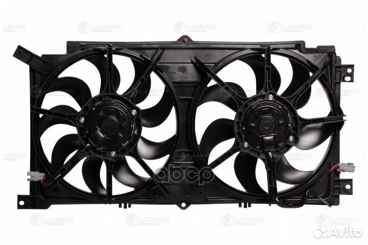 Э/вентиляторы охл. с кожухом (2 вент.) для а/м