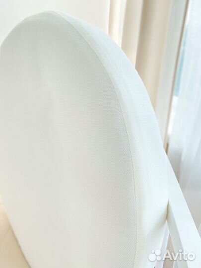 Простынь на резинке на круглую кроватку