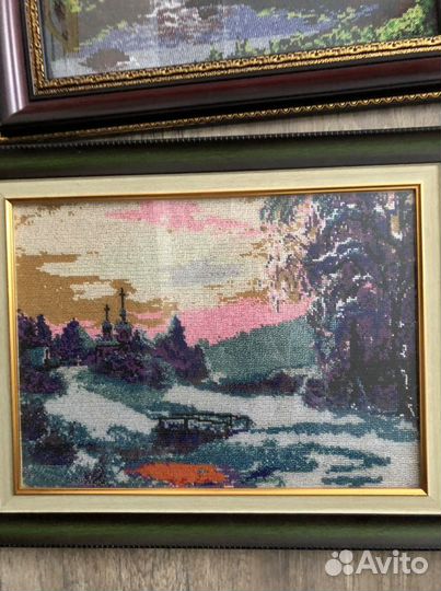 Картины из бисера