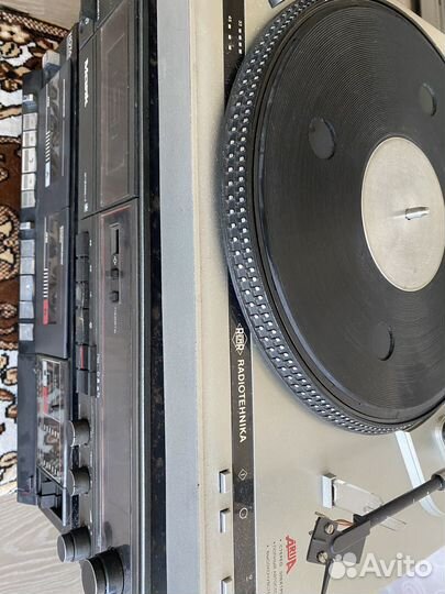 Проигрыватель винила ария 102 маяк 240 нота 220