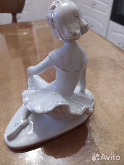 Фарфоровая статуэтка ссс, юная балерина 