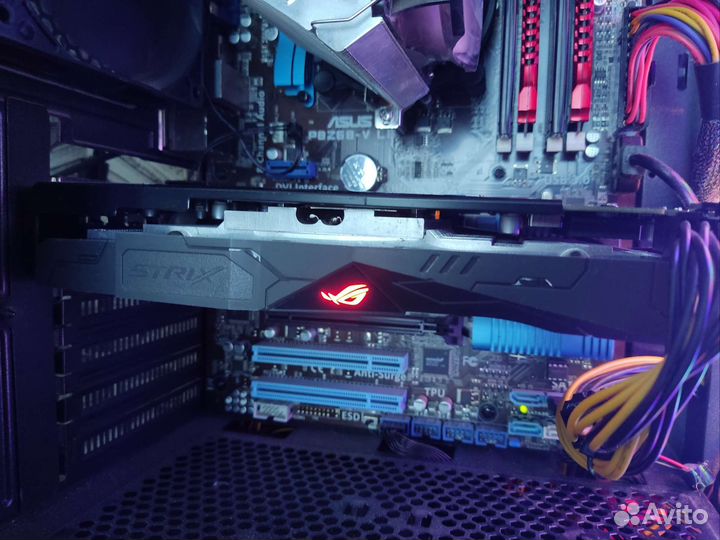 Видеокарта rx580 8gb asus