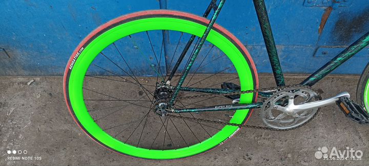 Фикс на усиленных колесах односкоростной