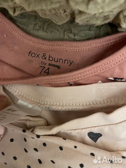 Вещи пакетом для девочки 56 62 68