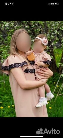 Платье для мамы и дочки