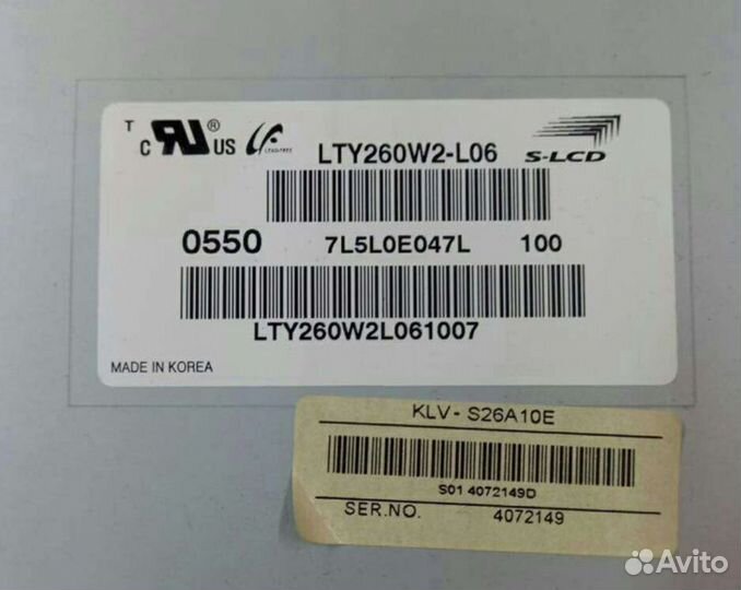 Материнская плата для Sony KLV-S26A10E