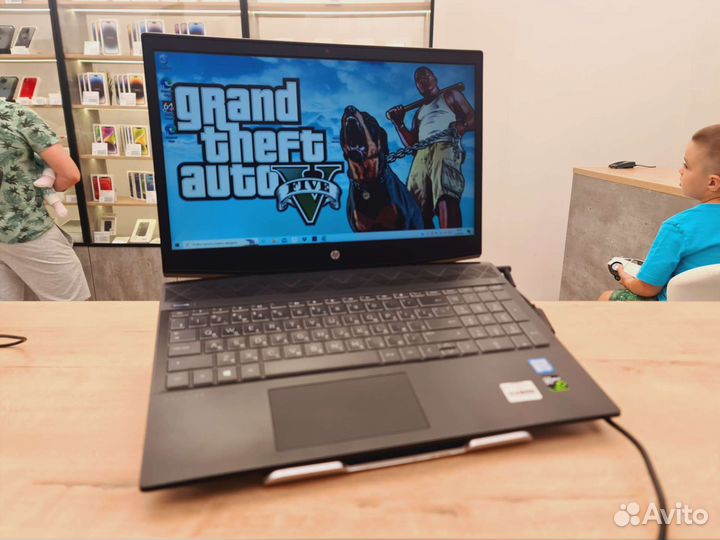 Игровой Ноутбук HP Core i5-8250U/Nvidia GTX1050/8g