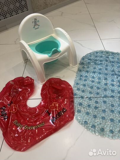 Детский горшок, круг и коврик