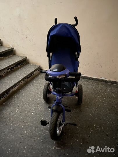 Трехколесный велосипед коляска