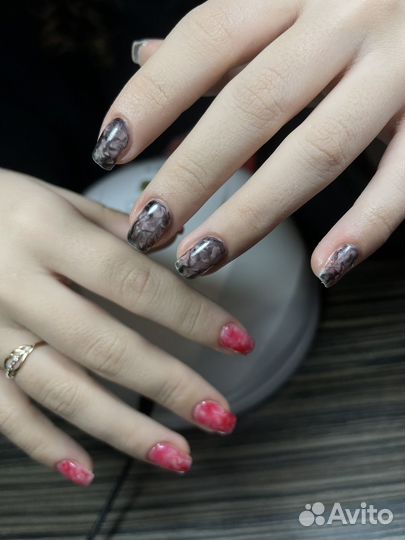 Маникюр с покрытием гель лак