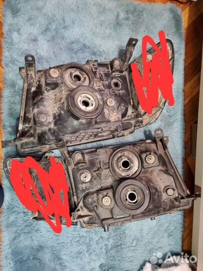 Фары тонированные land cruiser 100