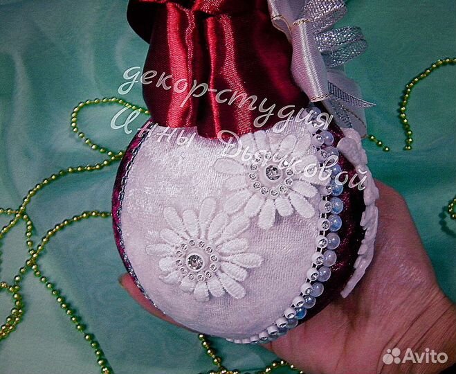 Игрушка на ёлку ручной работы