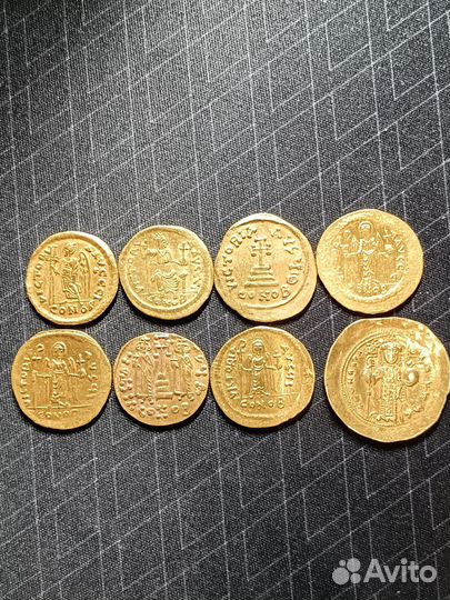 Византия солид Золото Подлинные