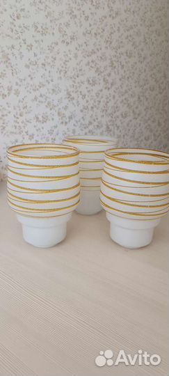 Плафоны для люстры 3 шт