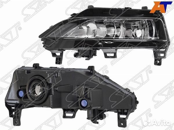 Фара противотуманная skoda rapid