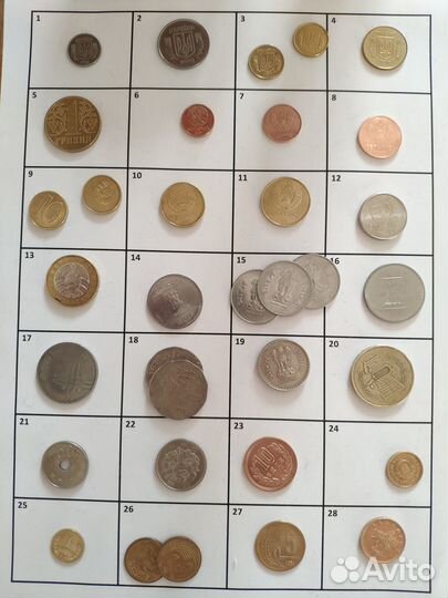 Монеты иностранных государств