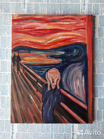 Картина Крик Мунк Копия картины маслом