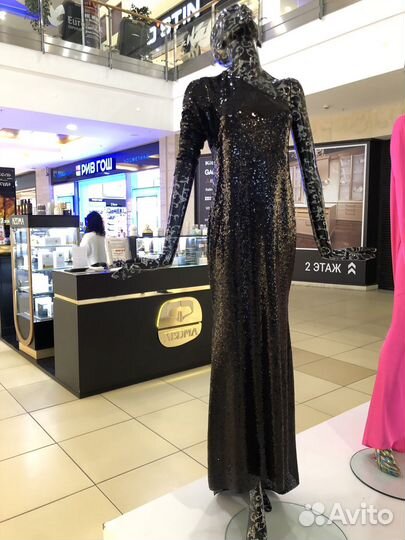 Вечернее платье в пол (турция) xs -s