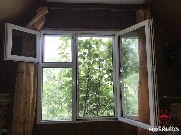 Москитная сетка антикошка / плиссе