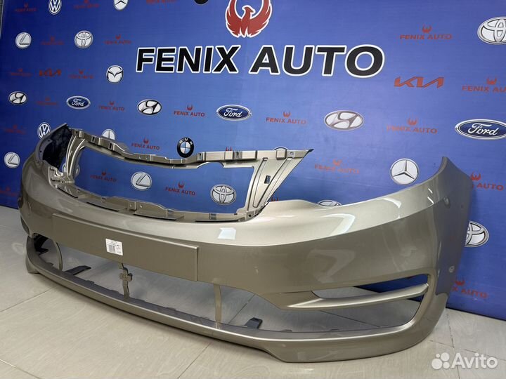 Бампер передний Kia Rio 3 с 15-17 цвет Бежевый