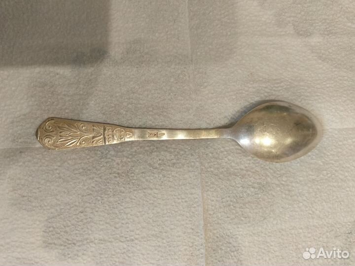 Серебряная чайная ложка СССР