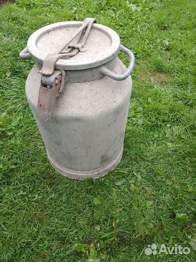 Молочный алюминиевый бак