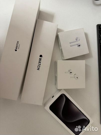 Коробки от техники apple (пустые)