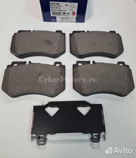 Колодки тормозные mercedes W205 14- передние