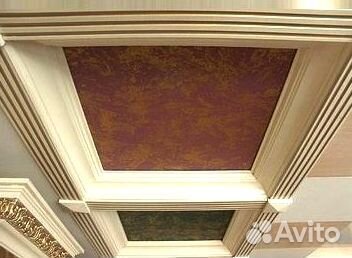 Деревянный потолок из массива дерева