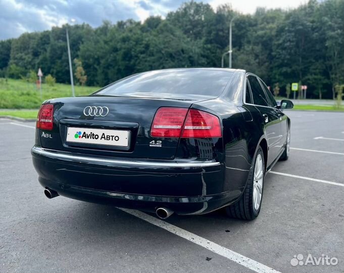 Audi A8 4.2 AT, 2008, 204 500 км