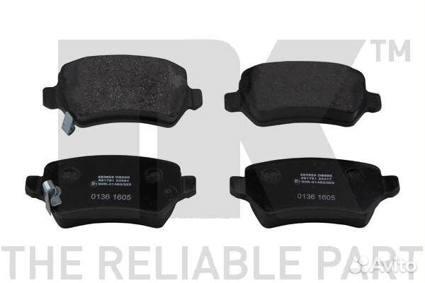 Колодки тормозные дисковые Chevrolet Opel Kia