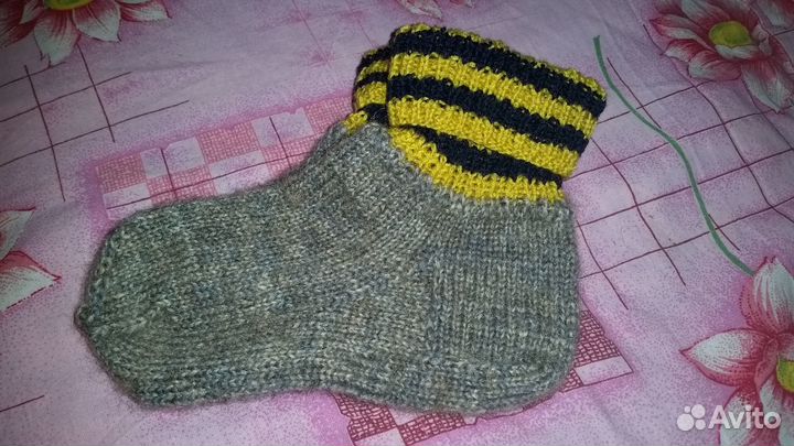 Теплые детские с пуховой нитью носки