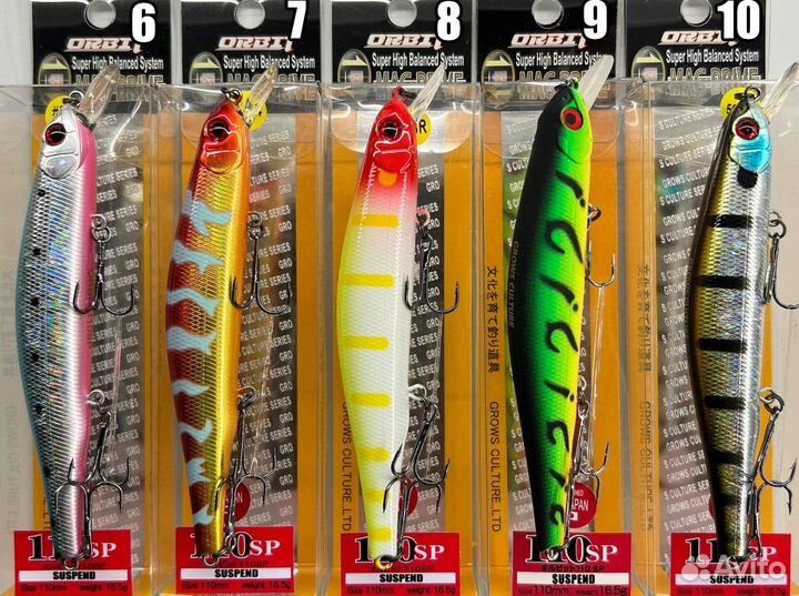 Воблеры zipbaits Orbit 110SP