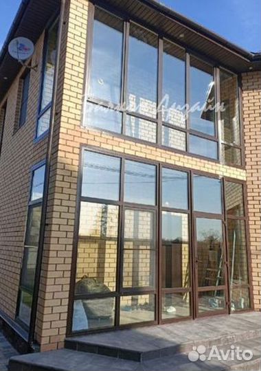 Входная группа. Алюминиевые перегородки