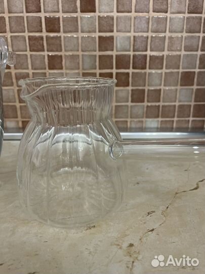 Турка для кофе стеклянная