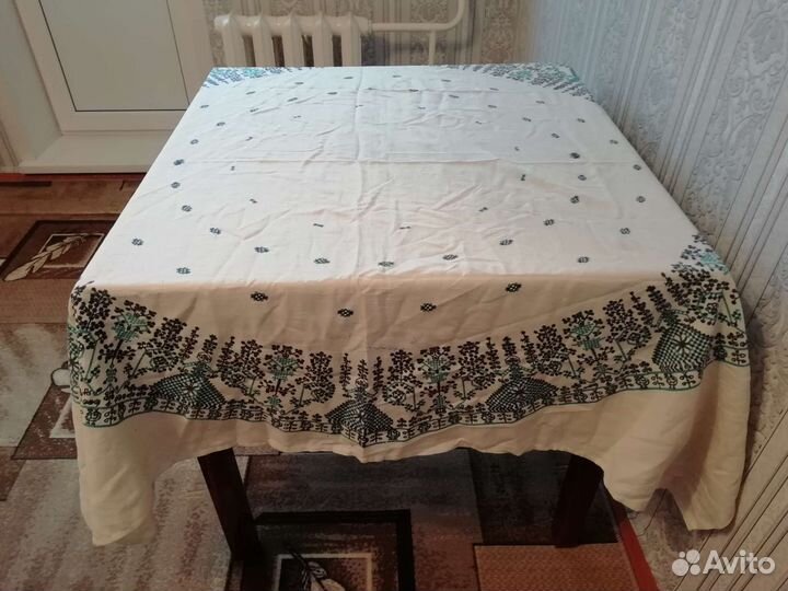 Скатерть лен новая
