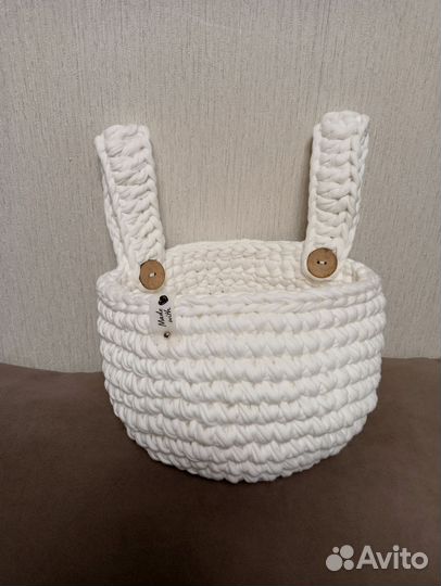 Вязаные корзины