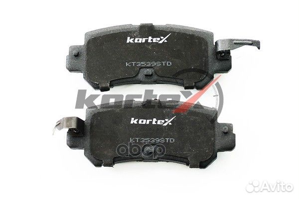 Колодки тормозные дисковые зад KT3539STD kortex