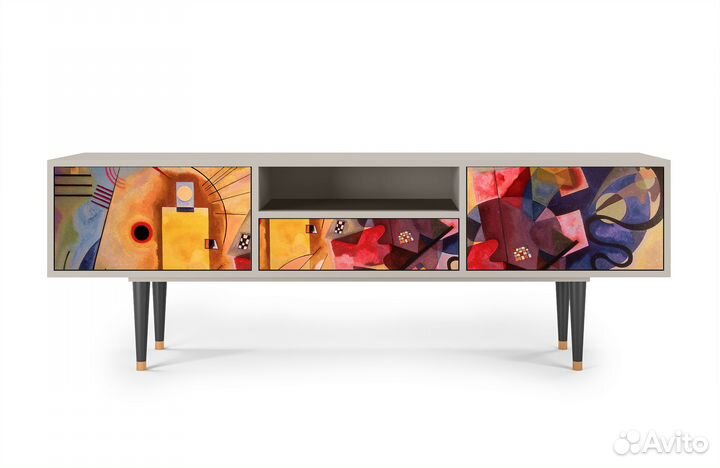 Тв-тумба T6 - Сатин - Modern Art