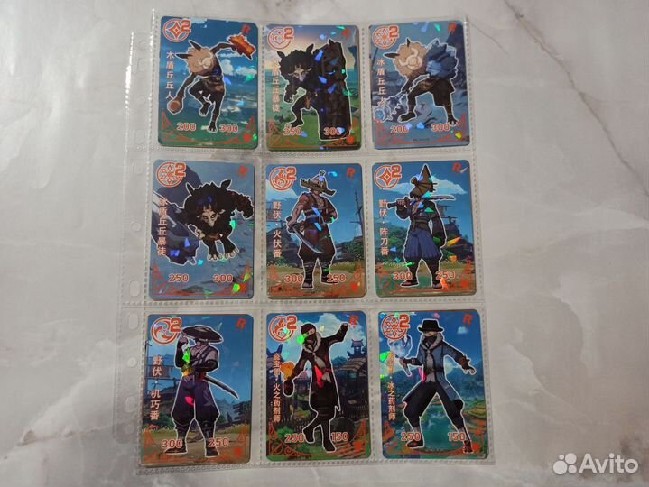 Коллекционные карточки Геншин Импакт мобы,монстры