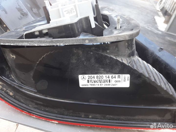 Задние фонари mercedes GLK