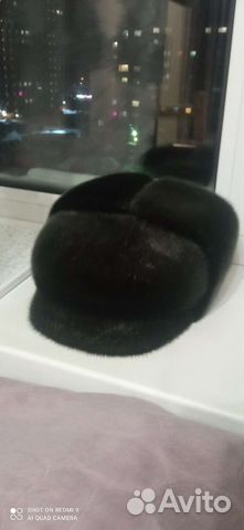 Мужская шапка норковая с козырьком