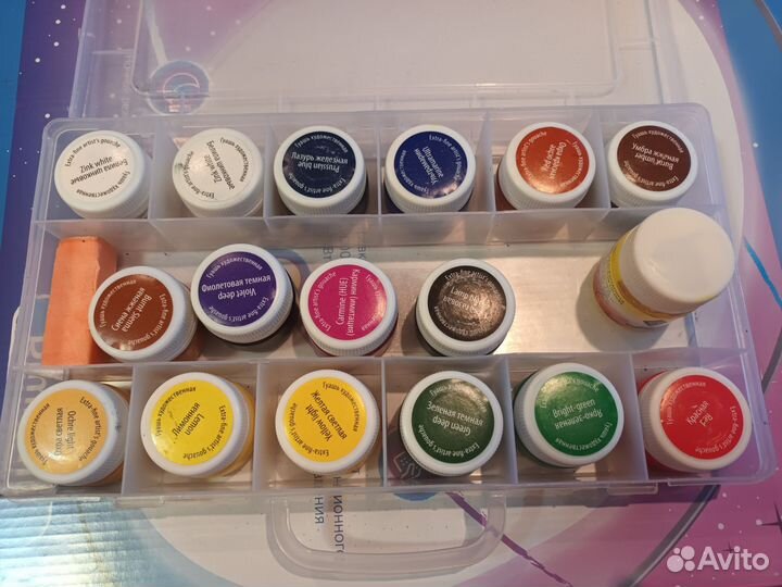 Гуашь художественная для х/шк. Цена за 16цв