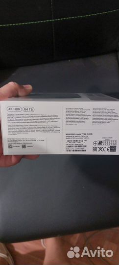 Тв приставка apple tv 4k 64 Гб