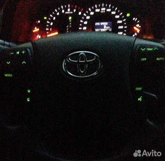 Кнопки на руль Toyota Camry 40/45 чёрные матовые