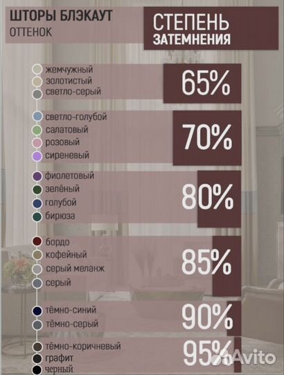 Плотные шторы 2 шт 270/200