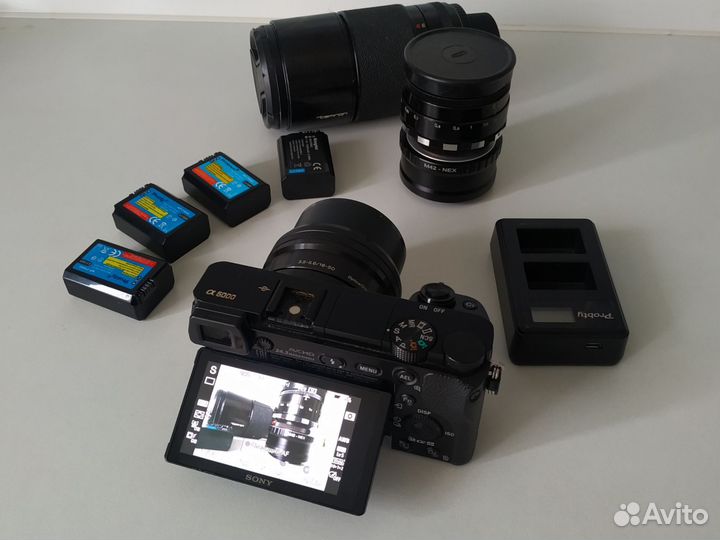 Sony a6000 с объективами