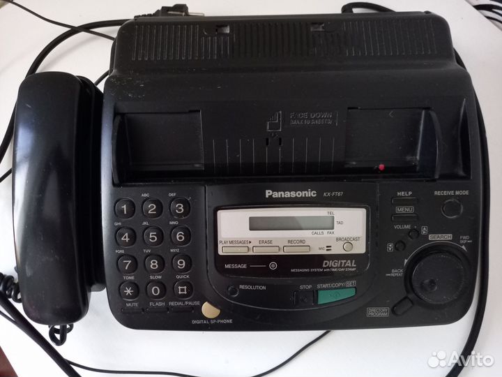 Телефон факс panasonic