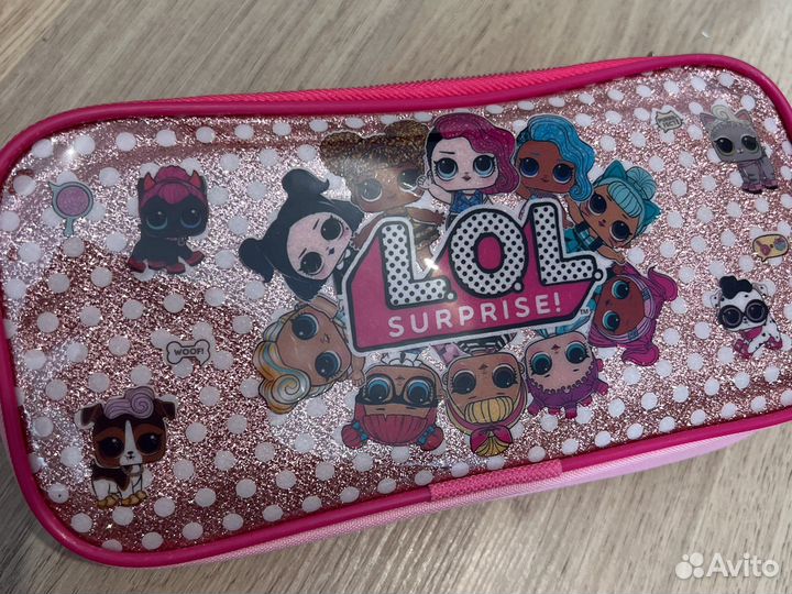 Пенал LOL для девочки новый